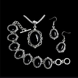 Vintage Tibetan red necklace earrings bracelet set...NWT